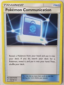 Pokemon Communication 152/181 casi nuevo - Tarjeta Pokémon Team Up - Envío combinado de $2 - Imagen 1 de 3