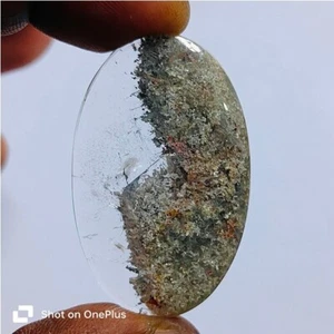 Lodolite Quartz Natural Garden Quartz Cabochon Loose Gemstone 71 Cts. ME-9645 - Picture 1 of 6