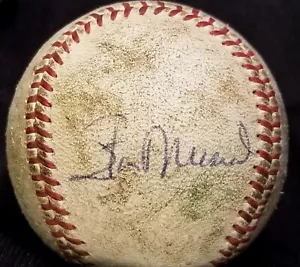 1950s STAN MUSIAL Signed ONL Giles Ball JSA St Louis Cardinal Team HOF vtg - Picture 1 of 6