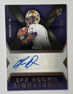 Keith Price 2014 SPx RC AUTO AUTOGRAPH #101 Washington Huskies #'d /299