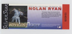 1991-92 Silver Star Holograms AuthenTickets Nolan Ryan HOF