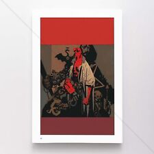 Hellboy Poster Canvas Superhero Comic Book Art Print #063