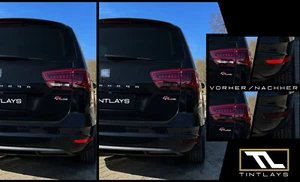 TINTLAYS apto para Seat Alhambra 710 711 lámina juego de lámina luz trasera reflector - Imagen 1 de 3