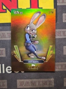 2025 Topps Disney Genesis Judy Hopps Gold Parallel 37/50 RARE! - Picture 1 of 2