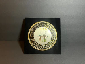 De Colección Raro Pieza de Arte Decorativo Ceremonia Pesaje del Corazón Egipcio El Shami - Imagen 1 de 8