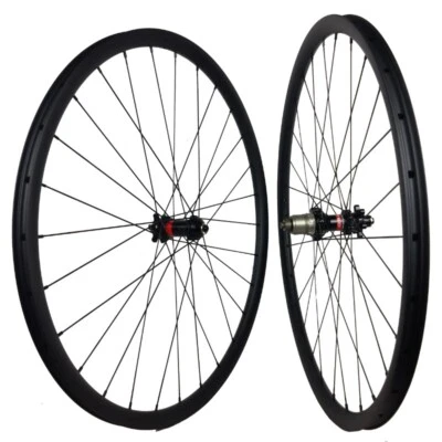Ultralight 24er Carbon XC Cross Country Mountain Bike Wheelset Straight Pull Hub - Image 1 of 4