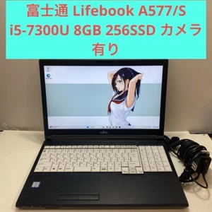 Fujitsu LIFEBOOK A577/S Intel Core i5-7200U 2.6GHz SSD 256GB RAM 8GB 15.6 inches - Picture 1 of 15