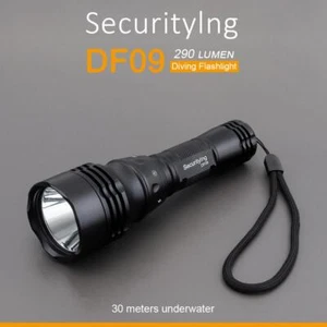 SecurityIng Lumen Underwater 30M Diving Flashlight for Diving Outdoor Camping - Picture 1 of 12