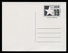 CVUX4 19c STAR & FLAG POSTAL BUDDY CARD #4