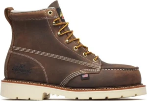 Stivali da lavoro Thorogood American Heritage 6" punta acciaio 804-4375 Crazy Horse nuovi - Foto 1 di 3