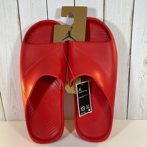 Nike Air Jordan Post Slide da uomo taglia 10 rosso atletico universitario retrò DX5575 600