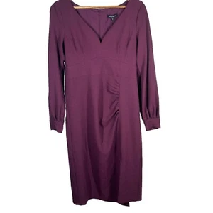 Nanette Lepore Womens Sz 8 Cut Out Sleeve Rouched Front Svelte Sheath Dress NWT - Picture 1 of 10