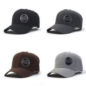 Neu Premium einfache Wollmischung Snapback Hüte Baseballkappe schwarz braun grau - Bild 1 von 13