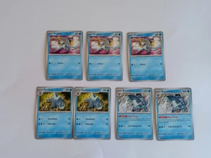 CARTA POKEMON FRIGBAX,ARCTIBAX E BAXCALIBUR - Imagen 1 de 2