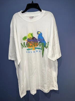 XL Jimmy Buffett Margaritaville Orlando Parrot Graphic T Shirt Mens 1980’s - Image 1 of 4