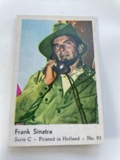 Dutch Gum Card FRANK SINATRA-Serie C No.93 Printed In Holland