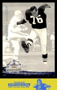 1994 Ted Williams Roger Staubach's NFL Louis Groza    #15 Cleveland Browns