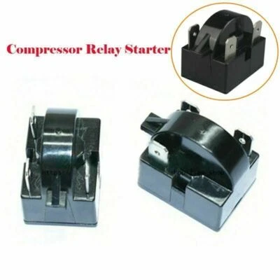 Compressor Relay Starter Three Inserts Type Spare Assembly QP2-15C Refrigerator - image 1 of 3