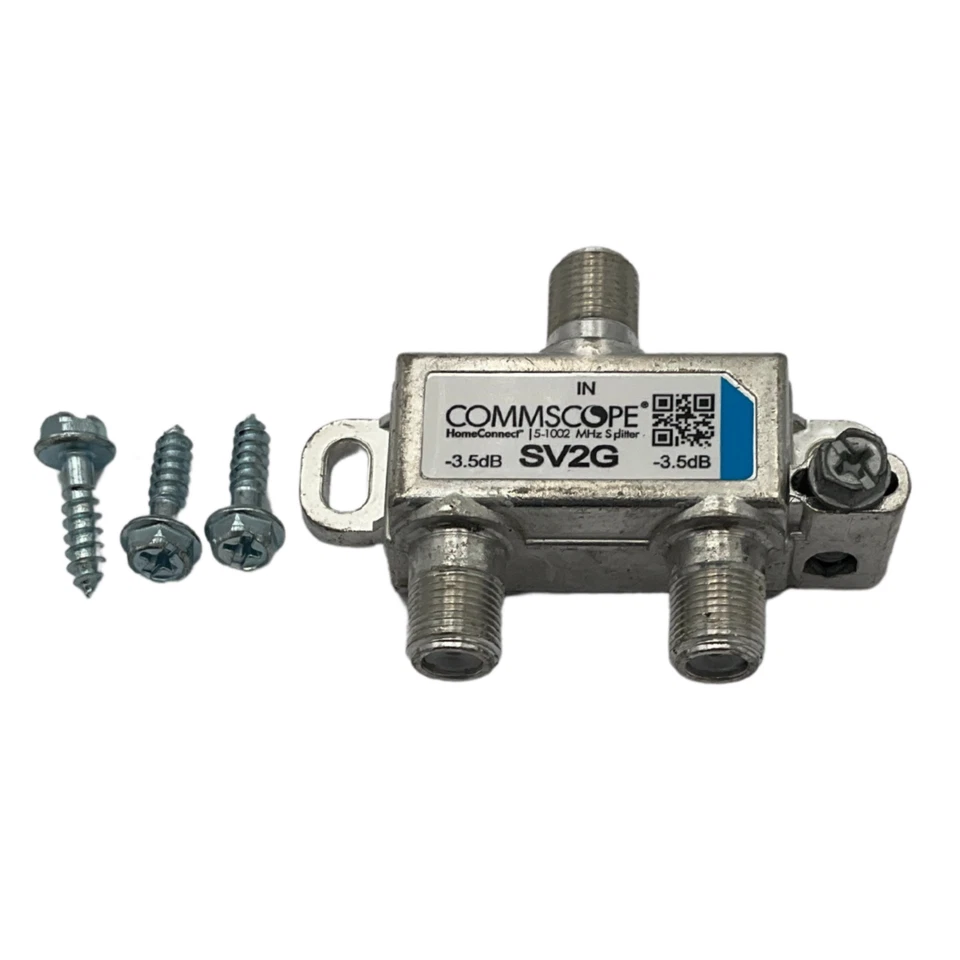 Commscope Digital 2-Way Splitter 5-1002 MHz SV-2G