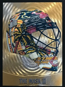 ROBERTO LUONGO 2002-03 BETWEEN THE PIPES MASKS II ATLANTIC CITY NATIONAL   67650