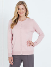 Womens Jumper - Regular Winter Cardigan Cardi Pink Sweater Edge-To-Edge | Noni B