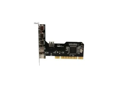 Syba SD-NECU2-3E1I 4-port (3+1) USB 2.0 PCI Card, NEC Chipset - Image 1 of 4