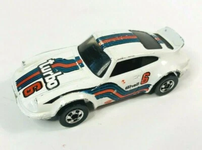 Coche vehículo fundido a presión Hot Wheels 1974 vintage blanco turbo 6 Porsche P 911 *Cb Foto 1 de 4