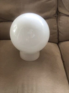 Traditional Opal Glass Globe IP40 Ceiling Light Fitting - Picture 1 of 6