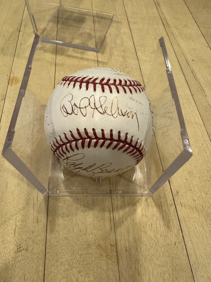 Bob GibsoN, Gary Carter, Tommy Lasorda, etc. - HOF Autograph Signed  COA JSA - Image 1 of 4