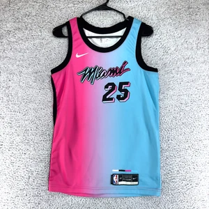 Nike Miami Heat Kendrick Nunn Trikot Pink Blau Vice City Edition #25 Herren 40 S - Bild 1 von 9
