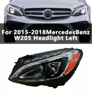 For Mercedes Benz 15 16 17 18 C-Class C300 W205 LED Headlight Left Driver Side - Picture 1 of 13