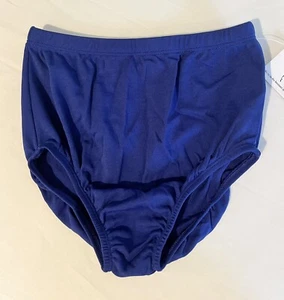 Body Wrappers Cheer Athletic Briefs, Royal Blue, Child Size L (12-14), New - Picture 1 of 2