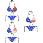 3 Sets Damen Dreieck Bikini Mädchen Badeanzug europäisch und amerikanisch