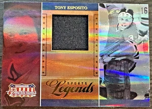 2007 Americana SPORTS LEGENDS JUMBO RELIC Tony Esposito, Hockey #272/500 -52 - Picture 1 of 2