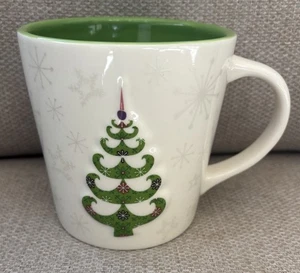 Starbucks Holiday 2006 Embossed Christmas Tree Tea Coffee Cup Mug (16 oz) - Picture 1 of 6