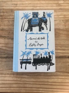 Around The World In Eighty Days Jules Verne Junior Deluxe Edition 1964 - Picture 1 of 9