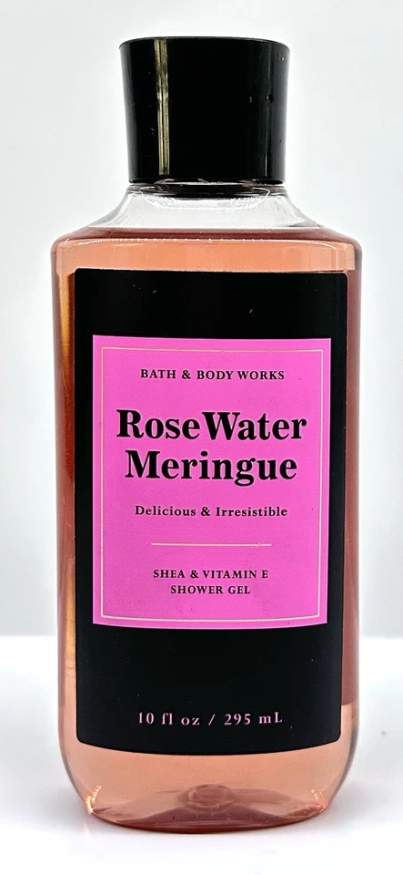 Set 3 Bath & Body Works Shower GEL Rose Water Meringue 10 Oz