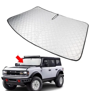 Auto Frontscheibe Windschutzscheibe Sonnenschutz für Ford Bronco 2021-2025 - Picture 1 of 18