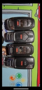 LOT 4 OEM KEYS AUDI KEY FOB FOBs USED PRE OWNED NOT TESTED REMOTE ENTRY - Picture 1 of 2