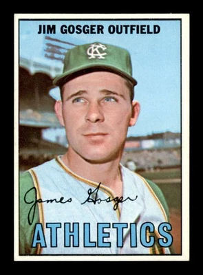 1967 Topps #17 Jim Gosger   NM/NM+ X3562502 - Image 1 of 3