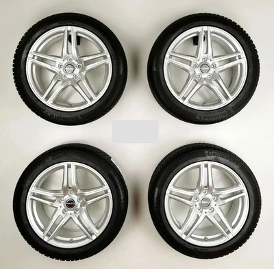 Mercedes E-Klasse R1ES W213 Borbet XRT Räder Silber 245/45R18 Continental RDK - Bild 1 von 4