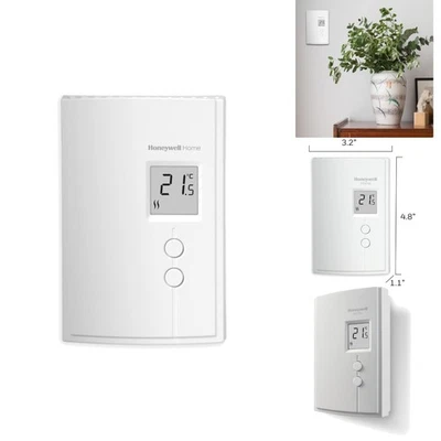 Instant Energy Monitoring Non-Programmable Thermostat for Electric Heating Needs - Image 1 of 4