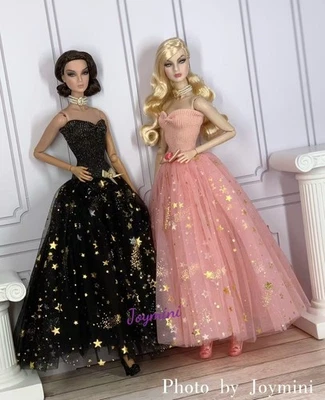 2件装正装鞋时尚版税诚信Poppy Parker NuFace娃娃衣服 — 第 1/2 张图片