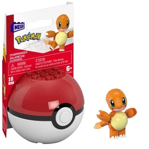Mega Pokémon Charmander 16-Piece Building Set by Mattel Construction Toy New - Picture 1 of 4