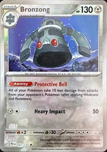 Pokemon TCG Bronzong (Poke Ball Pattern) 067/131 SV: Prismatic Evolutions Uncomm - Picture 1 of 1