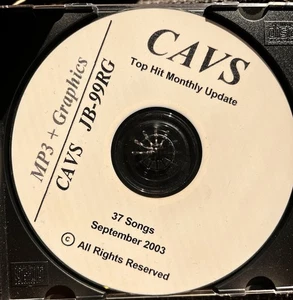 Rare Karaoke CAVS Top Hit Monthly MP3+Graphics JB-99RG 37 Songs September 2003 - Picture 1 of 1
