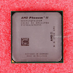 AMD Phenom II X4 945 3 GHz Quad-Core CPU Processor HDX945WFK4DGM Socket AM3 - Picture 1 of 1