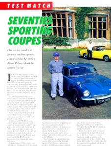1968 1971 Bond Equipe Triumph GT6 MGB GT Car Review Report Print Article J965 - Picture 1 of 4