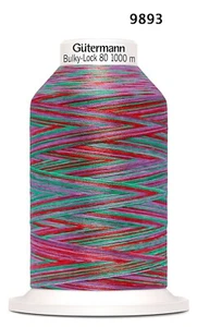 Gutermann Bulky-lock 80 Overlocking Thread - variegated color - G730809-9893 - Picture 1 of 1