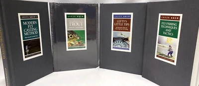 Lot of 4 LEFTY KREH FLY FISHING LIBRARY: Trout,Technique,Casting Methods,Tips,HB Foto 1 de 4